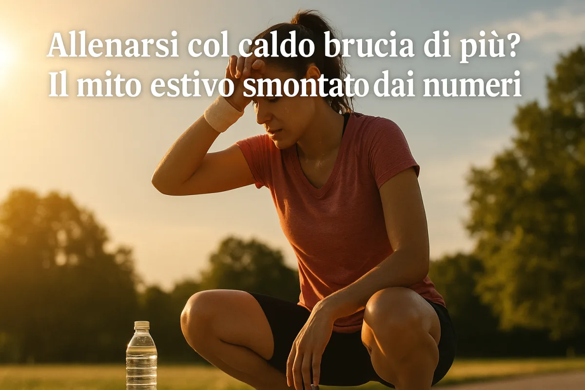Allenarsi col caldo brucia di più? Il mito estivo smontato dai numeri