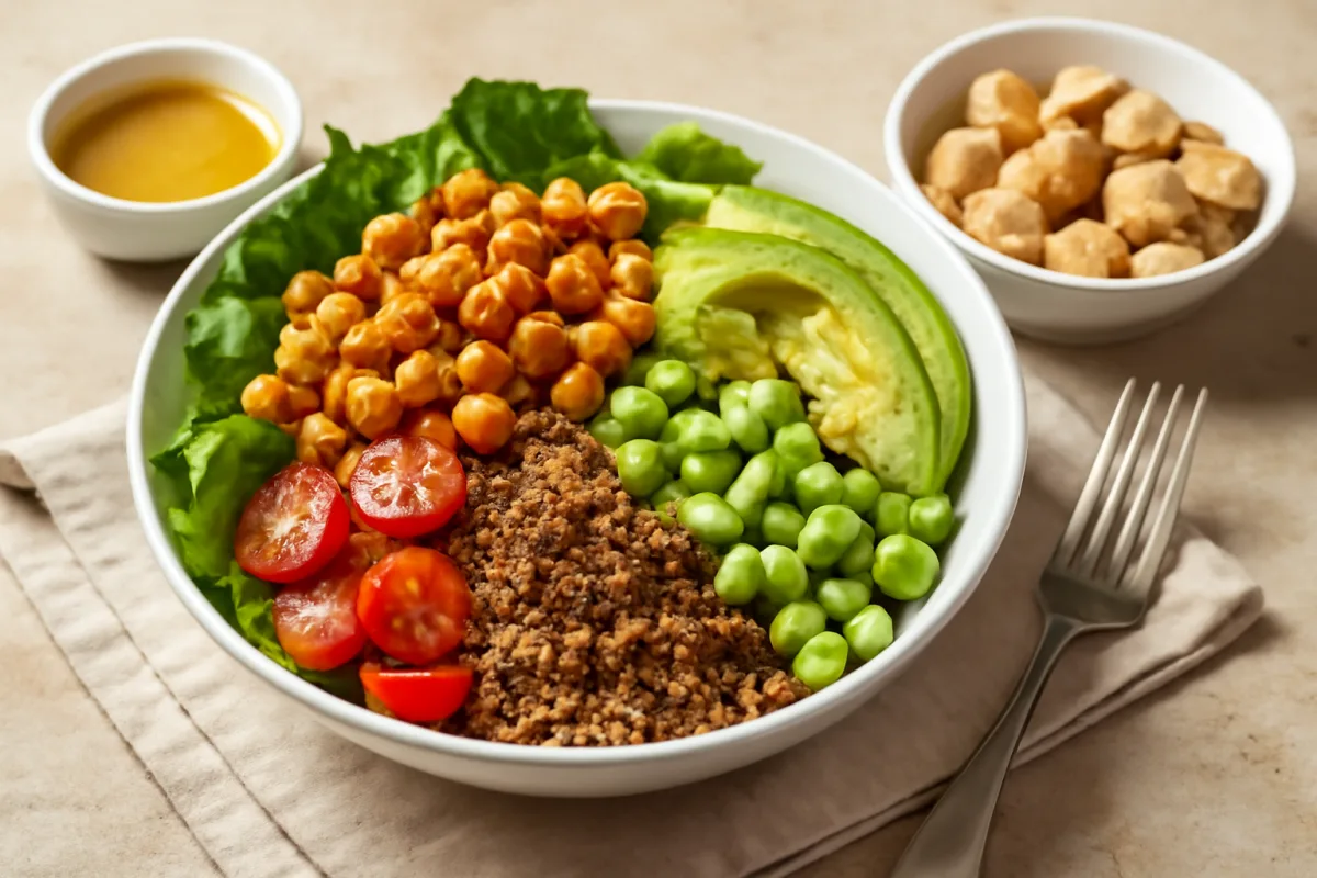 Insalata proteica senza carne: la fonte vegetale che sazia più del pollo