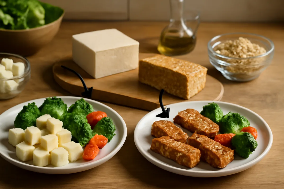 Tofu o tempeh nelle ricette quotidiane: quello che cambia tra i due