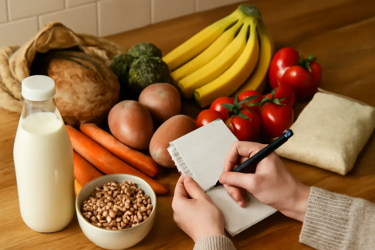 Spesa settimanale con budget limitato: gli alimenti che rendono di più a tavola